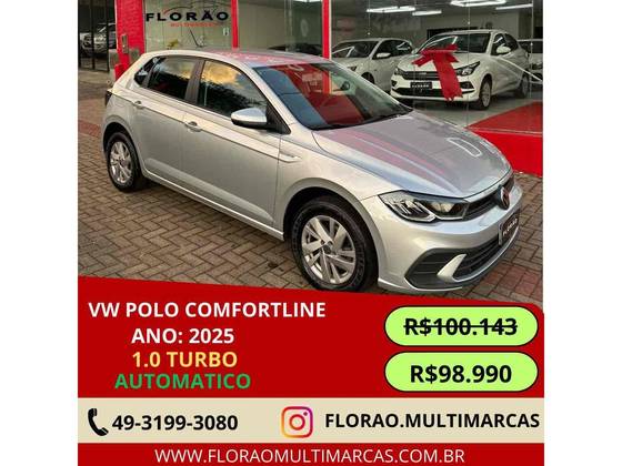 VOLKSWAGEN POLO 1.0 170 TSI COMFORTLINE AUTOMÁTICO VOLKSWAGEN POLO 1.0 170 TSI COMFORTLINE AUTOMÁTICO